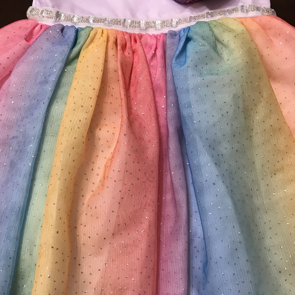 Sold 🚫 Rainbow Dress and Bow Set 💛💚💙💜❤️ - Picture 3 of 6